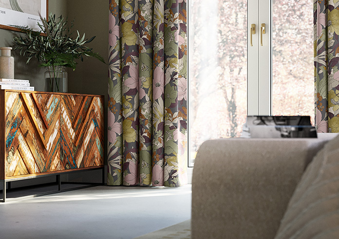 Maisie, Aubergine - Made to Measure Curtains - Image 5